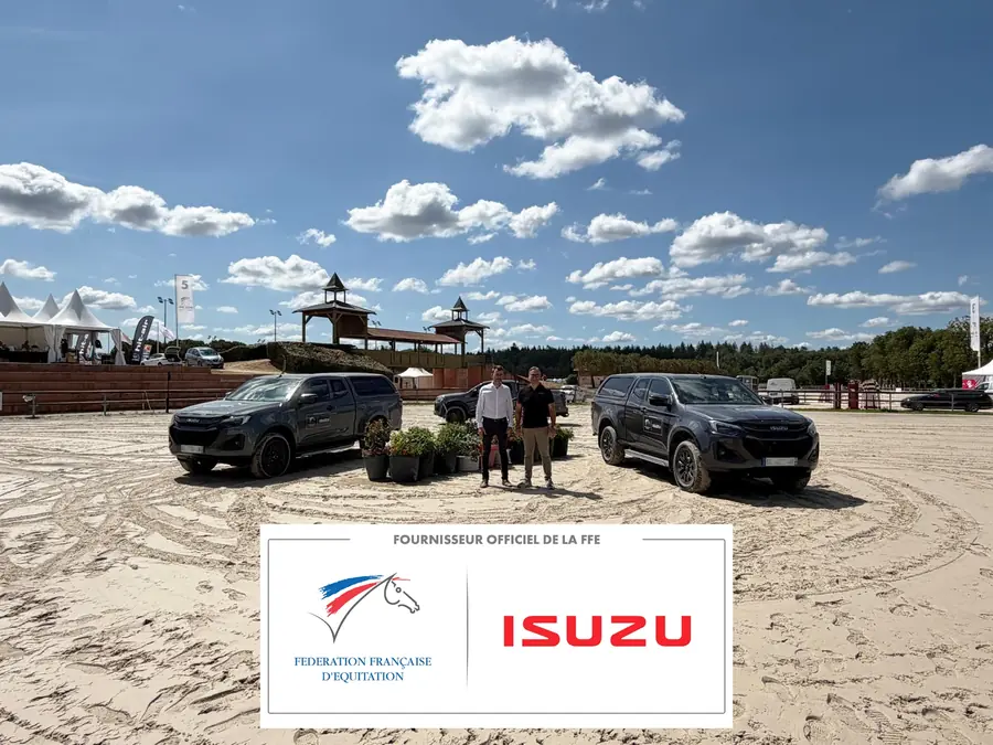 ISUZU renouvelle son engagement aux côtés de la Fédération Française d'Équitation